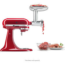 Ganzmetall Fleischwolf 5ksmmga Credit Offizielle Website Von Kitchenaid Kitchen Aid Food Processor Recipes Meat Grinder