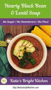 Black Bean And Lentil Soup Recipe Hearty Black Bean Lentil Soup Bright Line Eating Recipes Dinner Lentils