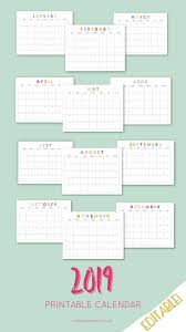 2020 Rainbow Editable Calendar Planner Printables Free Printable Planner Free Printable Calendar