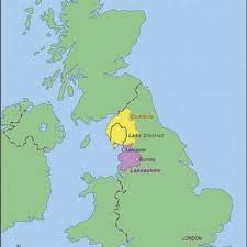 For more details like projections, cities, rivers, lakes, timezones, check out the advanced world map. Map Of The Uk Showing The English Lake District And Counties Of Download Scientific Diagram