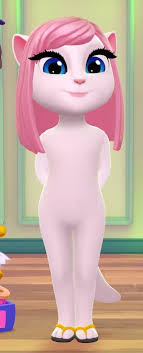 new profile my talking angela 2 as if the rest of her body was just fur
