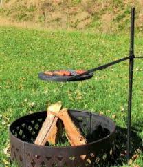 Then, you can add the mixing concrete into it. Build A Fire Pit With Cooking Grill In Your Backyard Diy Grill Fire Pit Cooking Fire Pit Cooking Grill Fire Pit Grill