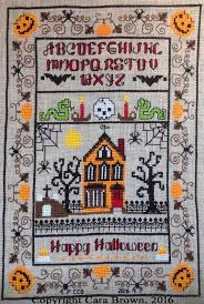 Halloween Cross Stitch Pattern Sampler Needlepoint Download Or Et Halloween Cross Stitch Patterns Halloween Cross Stitch Charts Cross Stitch Sampler Patterns