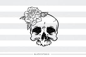 This image of simple geometry is ineligible for copyright and therefore in the public domain, because it consists entirely of information that is common property and contains no. Skull And Rose Svg File Design Free Download Svg Files Steampunk