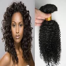 Afro Kinky Bulk Hair 100g Human Hair For Braiding Bulk Natural Color No Weft Human Hair Bulk For Braiding Freetress Water Wave Bulk Hair Freetress