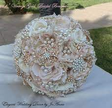 See more of vintage brooch bouquet weddings on facebook. Brooch Bouquet Custom Made To Order By Elegantweddingdecor Rose Gold Bride Rose Gold Wedding Jeweled Bouquet