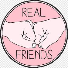 The friends logo font is rather popular even today as many clothes manufacturers still use it. Real Friends Logo Real Friends Logo Pop Punk Friendship Sticker Lost Boy Png Pngegg