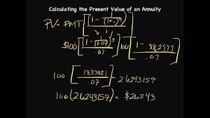 How To Calculate The Present Value Of An Annuity Episode 43 Annuity Calculator Presents