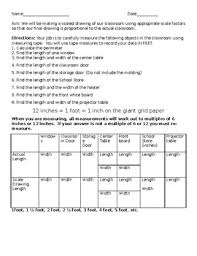 Free 7th grade math worksheets for teachers, parents, and kids. Scale Drawing Project 7th Grade R P By Jnova Math Curriculum