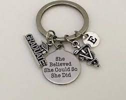 Choose something unique for that unique veterinarian in your life. Veterinarian Keychain Vet Tech Jewelry Veterinarian Graduation Gift She Believed She Could So She Did Gi Tech Jewelry Gifts For Veterinarians Jewelry Gifts