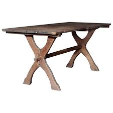 Swedish X Leg Table With Japanese Antique Tabletop Table Japanese Antiques Dining Table