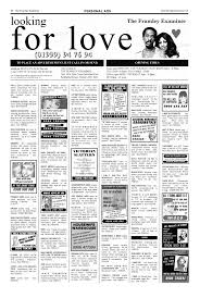 The Framley Examiner: Personal Ads 1