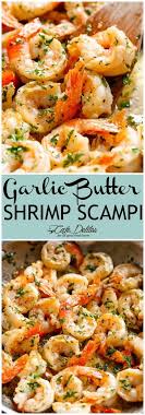 Garlic Butter Shrimp Scampi Is So Quick And Easy A Garlic Buttery Scampi Sauce With A Hint Of White Wine Le Seafood Dinner Scampi Recipe Shrimp Scampi Pasta