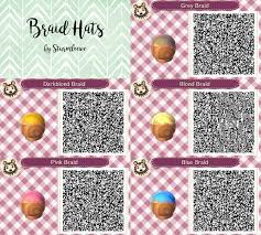 Animal Crossing New Leaf Qr Code Cute Braided Hair Braid Hat Fashion Blue Pink B New Ideas Animal Crossing Hair Animal Crossing Animal Crossing 3ds