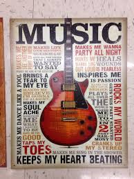Music Sign From Hobby Lobby Music Signs Music Man Cave Guitar Posters