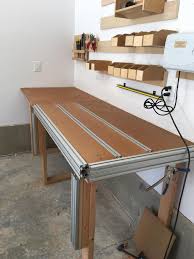 I Made A Clamping Table Workbench Then Used It To Build Storage For More Clamps Http Ift Tt 2qsrifi Extruded Aluminum Built In Storage Clamp Storage