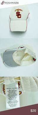 Nike Trojans Usc White Logo Hat One Size Gently Worn Good Condition With No Tears A Few Stains Inside As Sho Nike Accessories Nike Women Accessories Hats