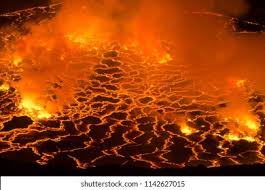 Nyiragongo volcano (3470m) is a large basaltic stratovolcano located about 15 km north. Lava Lake Nyiragongo Volcano Night Dr Stock Photo Edit Now 1142627015