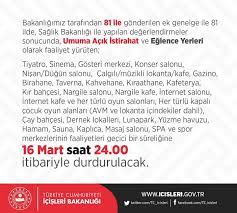 2019/14 nolu genelge i̇dari karar i̇şlemleri(2019). T C Icisleri Bakanligi D U Y U R U 1 6 Mart 24 00 Itibariyle Https Www Icisleri Gov Tr 81 Il Valiligine Koronavirus Tedbirleri Konulu Ek Genelge Gonderildi Facebook