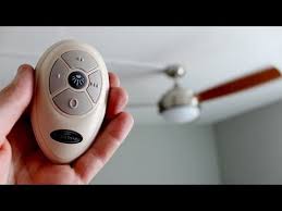 Programming The Remote On A Harbor Breeze Ceiling Fan Is Done By Turning Off The Power At The B Ceiling Fan With Remote Ceiling Fan Remote Controls Ceiling Fan