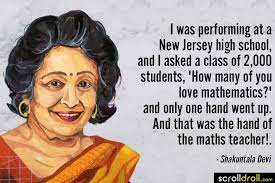 17 Shakuntala Devi Quotes About Her Love For Mathematics