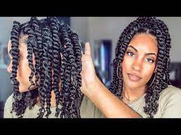 Two Strand Twists Protective Style Chunky Rubber Band Twists Youtube Hair Twists Black Natural Hair Twists Two Strand Twist Hairstyles