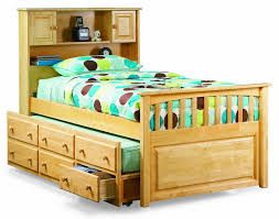 Increase toy storage with full size captains bed with drawers that serve multiple functions. Natural Maple Captain Twin Bed W 3 Drawer Strg Trundle Ap8526035 Captains Bed Bookcase Bed Twin Captains Bed