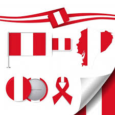 Free Stationery Elements Collection With The Flag Of Peru Design Svg Dxf Eps Png House Vectors Photos And Psd Files