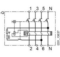 Siemens 5SV33566 5SV3356-6 RCCB A 63 A 0.03 A 500 V