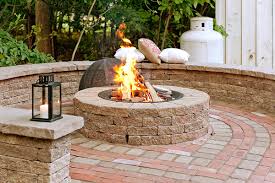 Solo stove roasting sticks and fire pit poker fire pit accessories for outdoor and rv fire pits. Techo Bloc Mini Creta 3 Chestnut Brown Valencia Fire Pit Autumn Re Stone Center Of Va Www Stonecenterofva Com