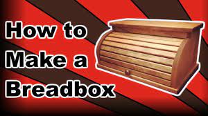 Wood roll top bread box breadbox kitchen storage by theelusivefox, $45.00. How To Make A Breadbox Youtube