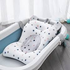 1 mom found this helpful. Buy Baby Bath Tub Mat Anti Slip Infant Bath Cushion Lounger Insert For Infant Bath Newborn Shower Baby Bath Tub For Baby Toddler Baby Shower Bathtub Sit Up Infant Bathtub Mat Baby Bath