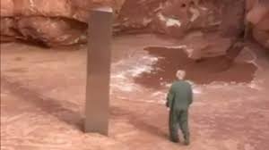 The utah monolith was a metal pillar that stood in a red sandstone slot canyon in northern san juan county, utah.the pillar was 3 m (9.8 ft) tall and made of metal sheets riveted into a triangular prism.it was unlawfully placed on public land between july and october 2016, and stood unnoticed for over four years until its discovery and removal in late 2020. Mystery Metal Monolith Found In Utah Desert Videos From The Weather Channel Weather Com