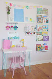 Girls Bedroom Ikea Hack Lack Coffee Table With Hairpin Legs To Make A Desk Girls Bedroom Kid Room Decor Craft Room