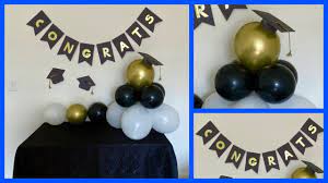 Attach the numbers to a giant balloon and place in the corners or doorways of rooms for a quick and colorful effect. Diy Graduation Party Decoration Idea Graduation Party Decoration Idea At Home Party Decorations Youtube