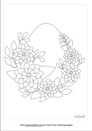 Pin flower coloring pages for adults free kid zimbio on. Easter Flower Coloring Pages Free Easter Coloring Pages Kidadl