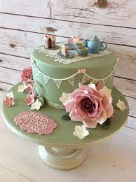 Afternoon Tea Tea Party Cake Afternoon Tea Cakes 90th Birthday Cakes