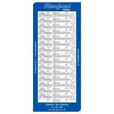 Quick and easy way to add a professional finish to your cards. Starform Christmas Peel Off Stickers Merry Christmas 356 Gold Buddly Crafts