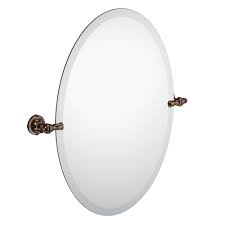 Pivot mirrors are ideal for small spaces. Moen Gilcrest 26 In X 23 In Frameless Pivoting Wall Mirror In Oil Rubbed Bronze Dn0892orb The Home Depot