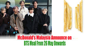 Bts 'in şirketi bighit music yaptığı açıklamada şunları söyledi: Ruang Ilmu Bts Meal Malaysia Mcdonalds Bts Meal Inhalt Infos Lander Bedeutung Online The Bts Meal Is Scheduled To Be Launched Globally Between 26 May And 25 June