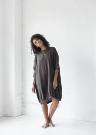 Black Crane Wide Dress On Garmentory Dresses Smock Dress Tshirt Dress