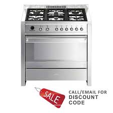 Smeg Opera 6 Burner Standing Cooker A17 Lion City Company Online Store Range Cooker Dual Fuel Range Cookers Smeg
