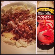 Egg White Delight Aka Sweet Tooth 1 Cup Of Liquid Egg Whites Cinnamon Walden Farms Pancake Syrup Delish Ideal Protein Recipes Recipes Food