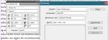 Check spelling or type a new query. Spanish Hyphenation In Indesign Adobe Support Community 10699127