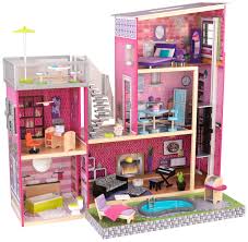 Kidkraft Girl S Uptown Dollhouse With Furniture Barbie Doll House Wooden Dollhouse Doll House