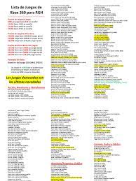 Greg hastings paintball 2 xbox 360 descargar juego de shooter en primera persona completo gratis. Lista De Juegos De Xbox 360 Rgh Pdf Ocio Deportes