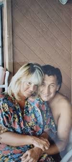 This is one of my most fave pictures of my dear Melanie and Peter. It was  taken in the wooden house they lived in