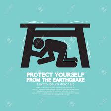 Ai (adobe illustrator) eps (encapsulated postscript). Protect Yourself From The Earthquake Vector Illustration Royalty Free Cliparts Vectors And Stock Illustration Image 35995575