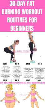 30 day fat burning workout routines for