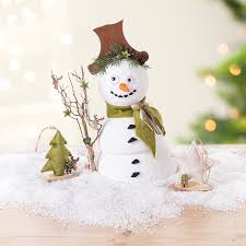Qui est partant pour cette idée ou la déjà fait ? Idee Creative Diy Bonhomme De Neige En Platre Buttinette Loisirs Creatifs